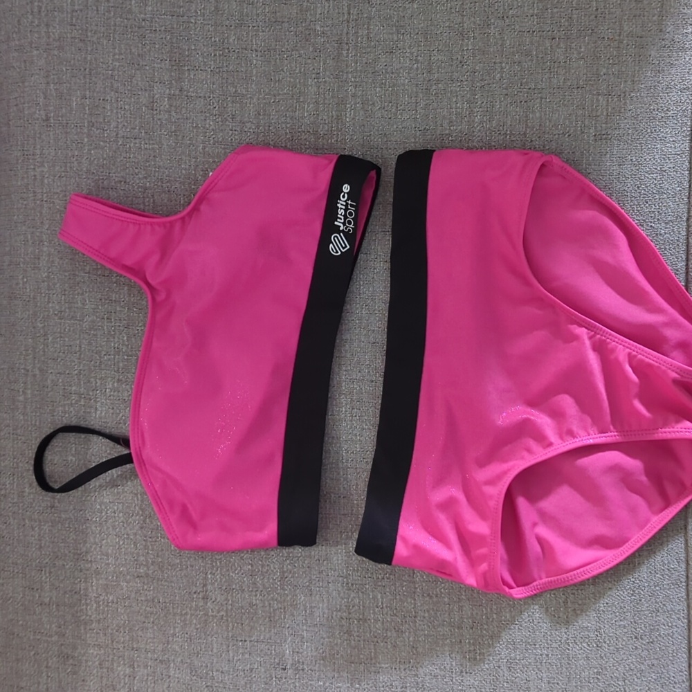 Justice Bikini (Glittery Pink Fabric)